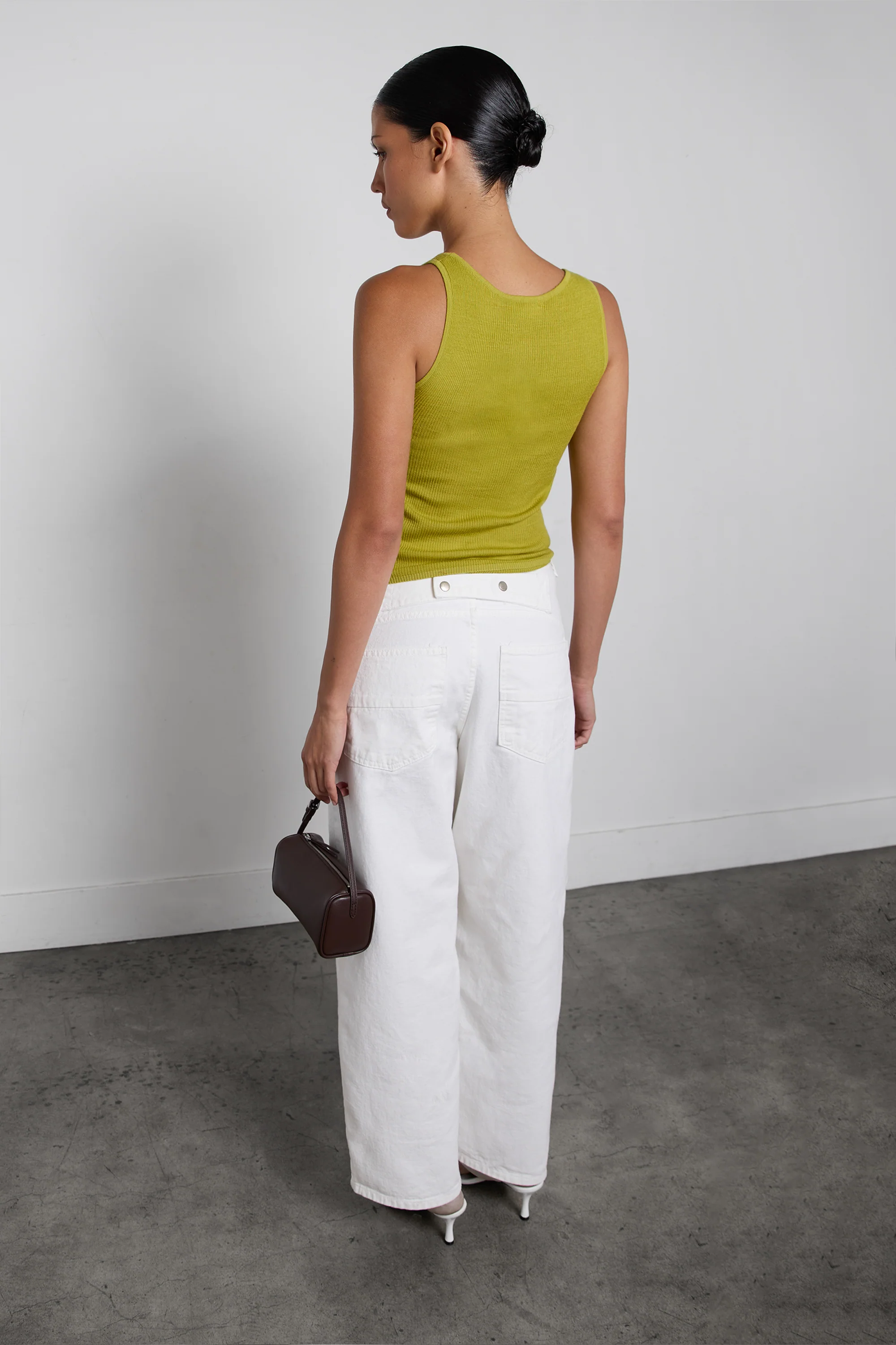 RIBBED SCOOP NECK TANK TOP - Image 4