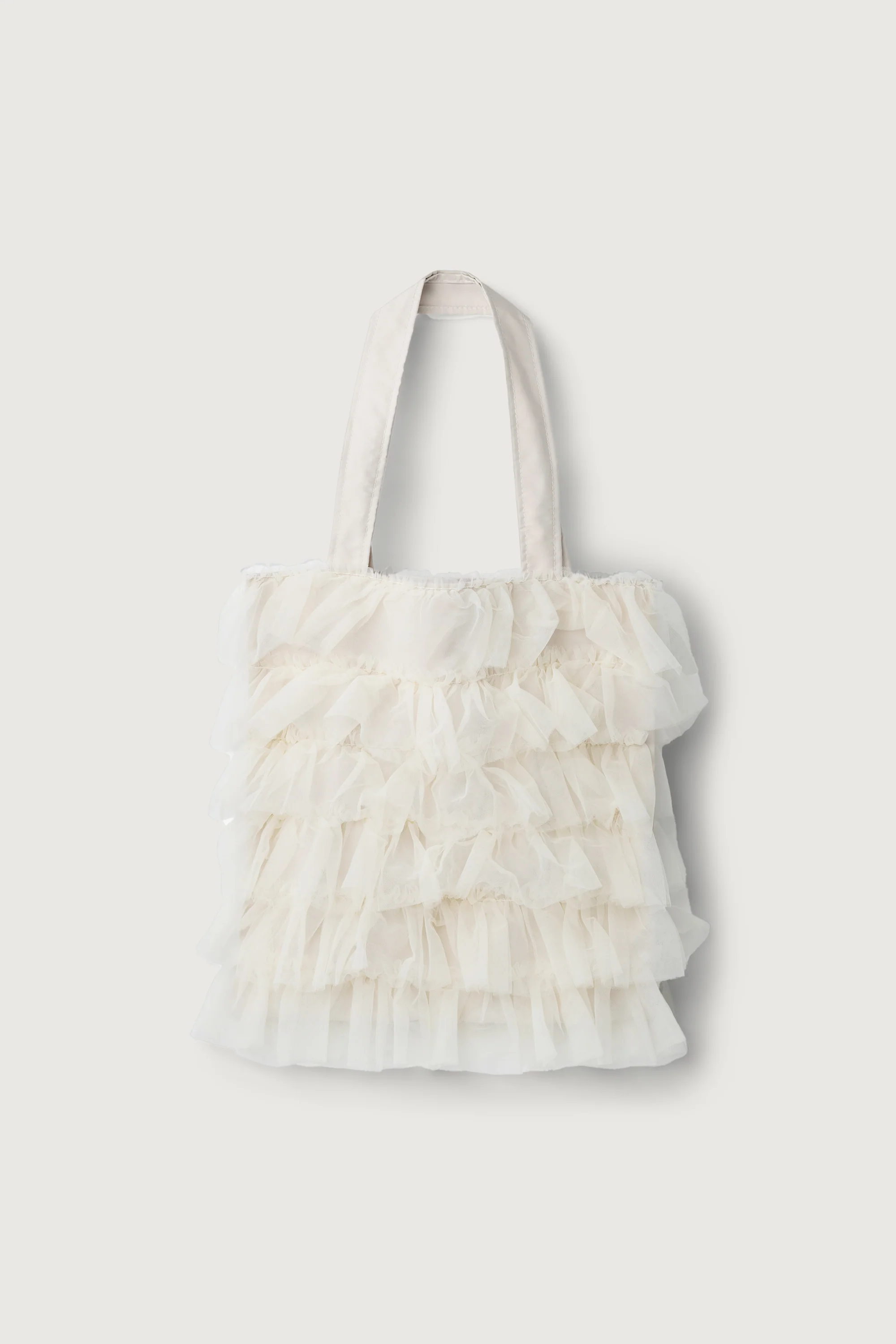 RUFFLE TULLE TOTE BAG - Image 3
