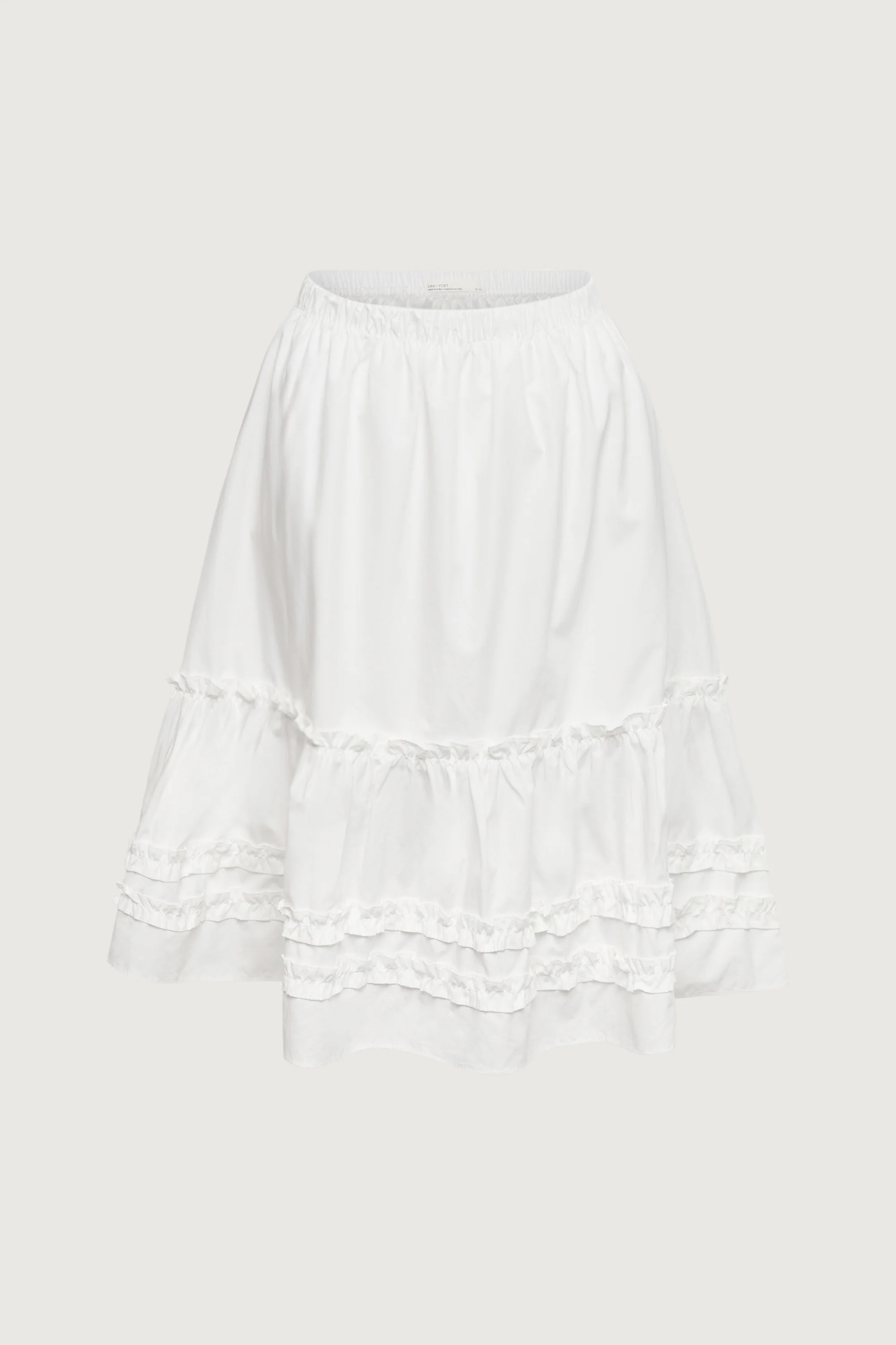 RUFFLED MIDI SKIRT - Image 3