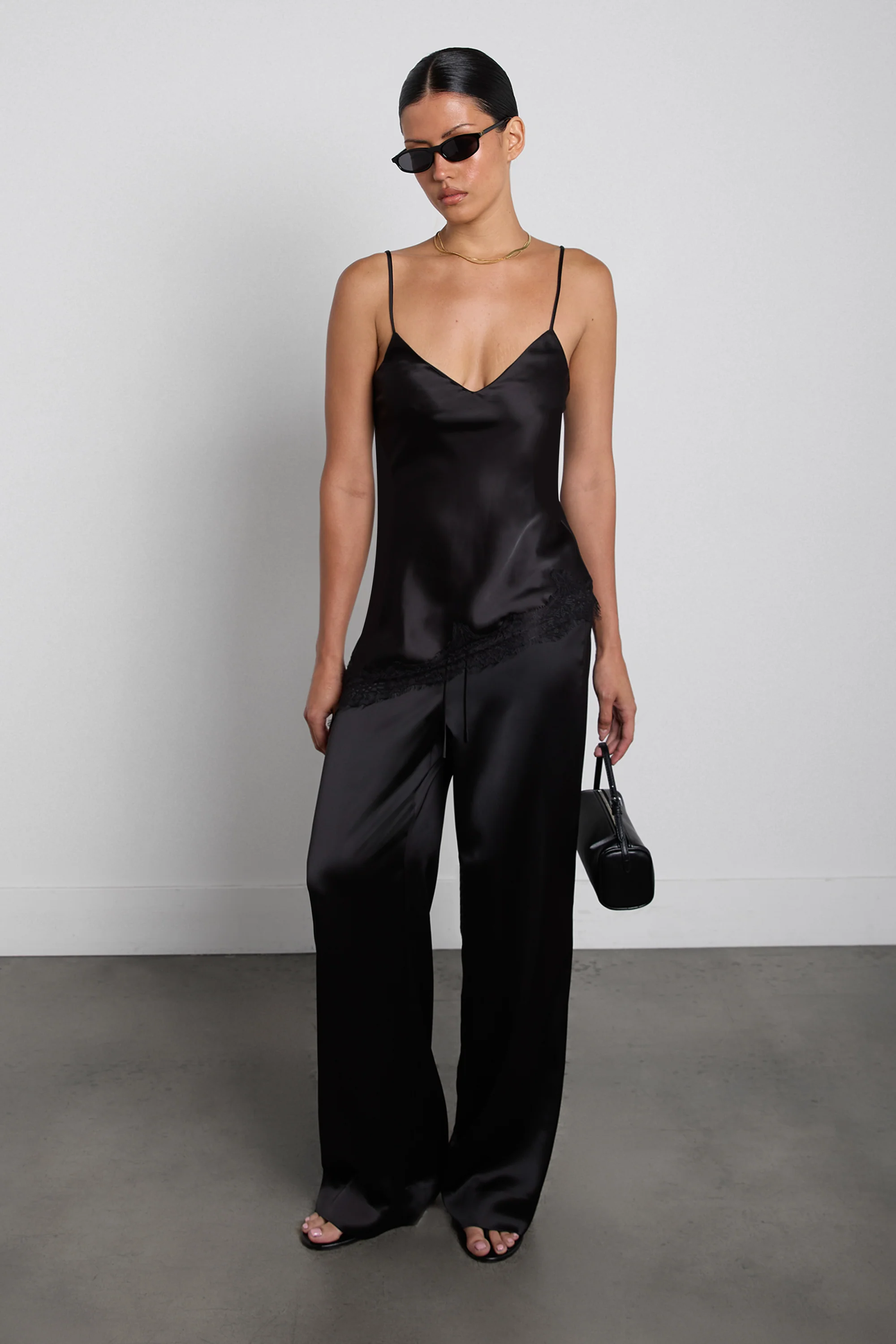SATIN DRAWSTRING PANT - Image 3