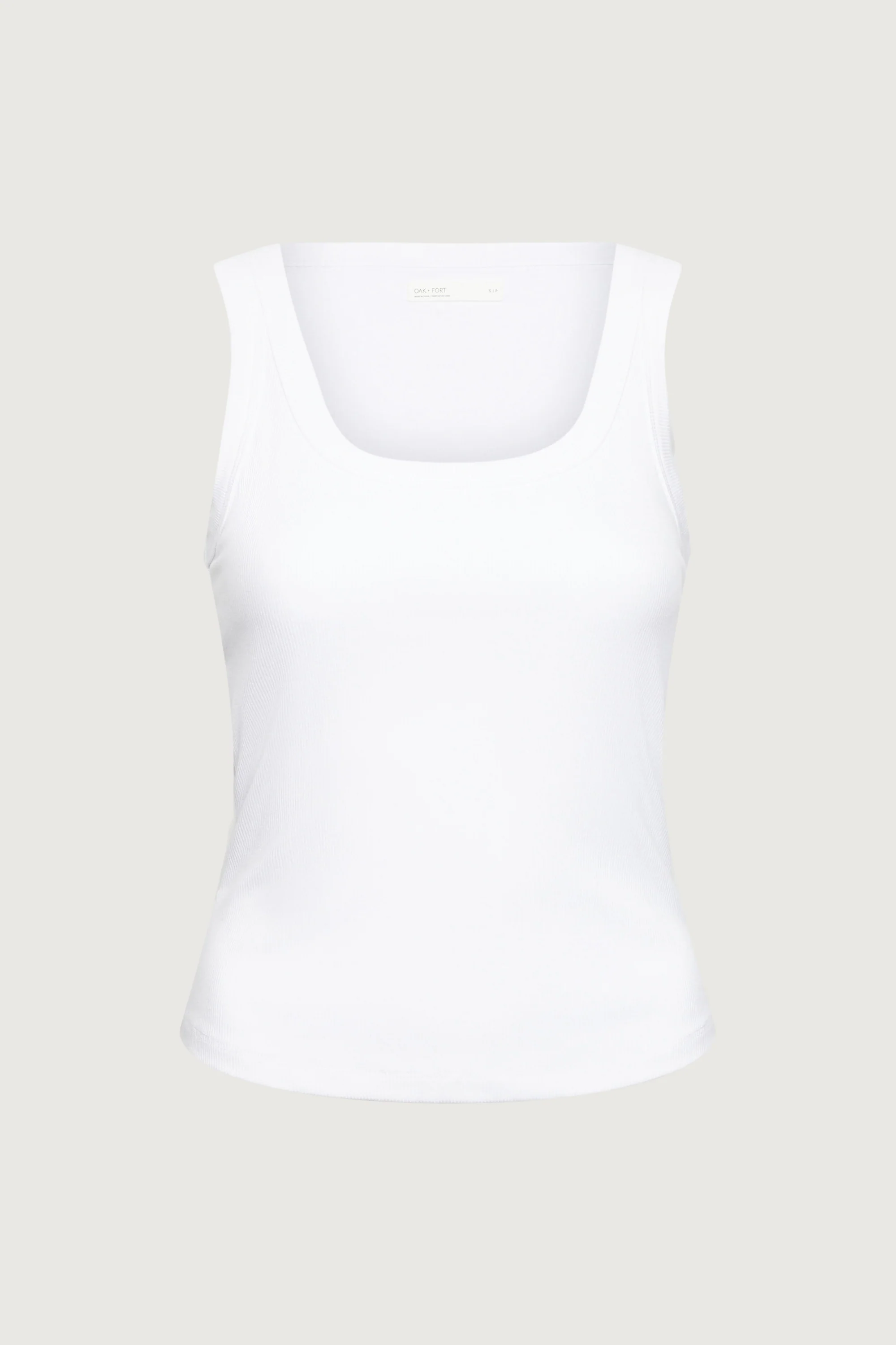RIBBED MODAL SCOOP NECK TANK TOP - Image 13