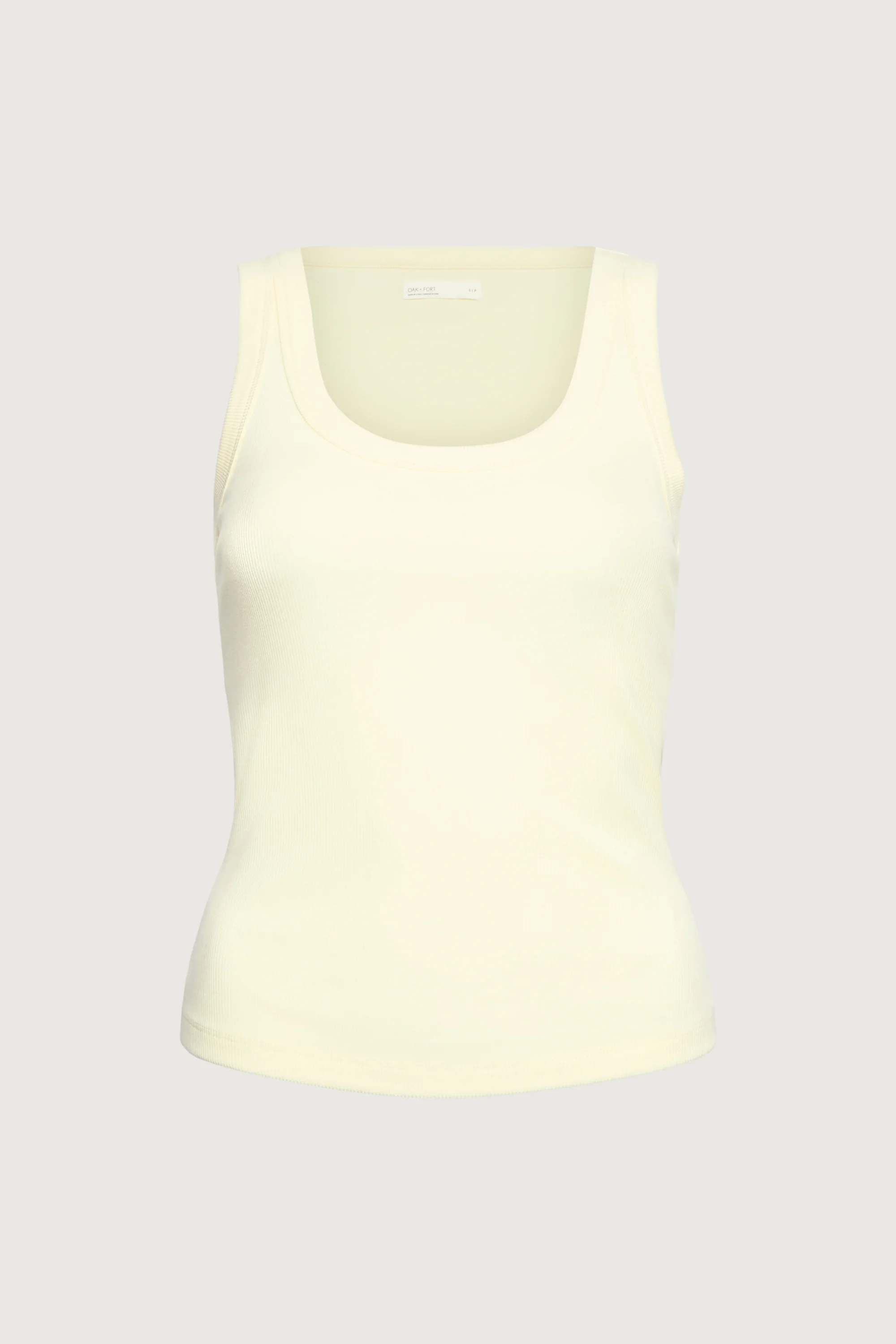 RIBBED MODAL SCOOP NECK TANK TOP - Image 5