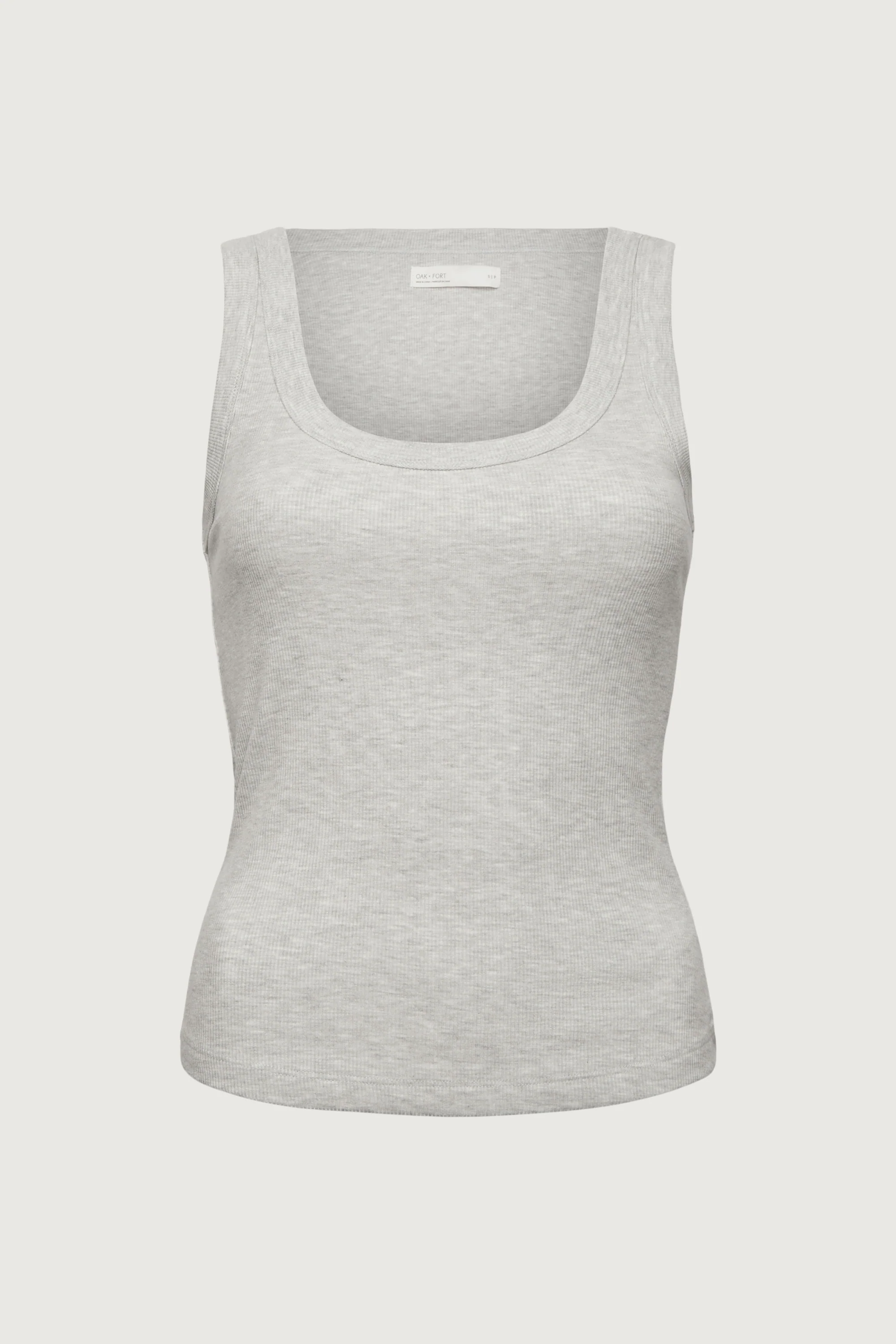 RIBBED MODAL SCOOP NECK TANK TOP - Image 7