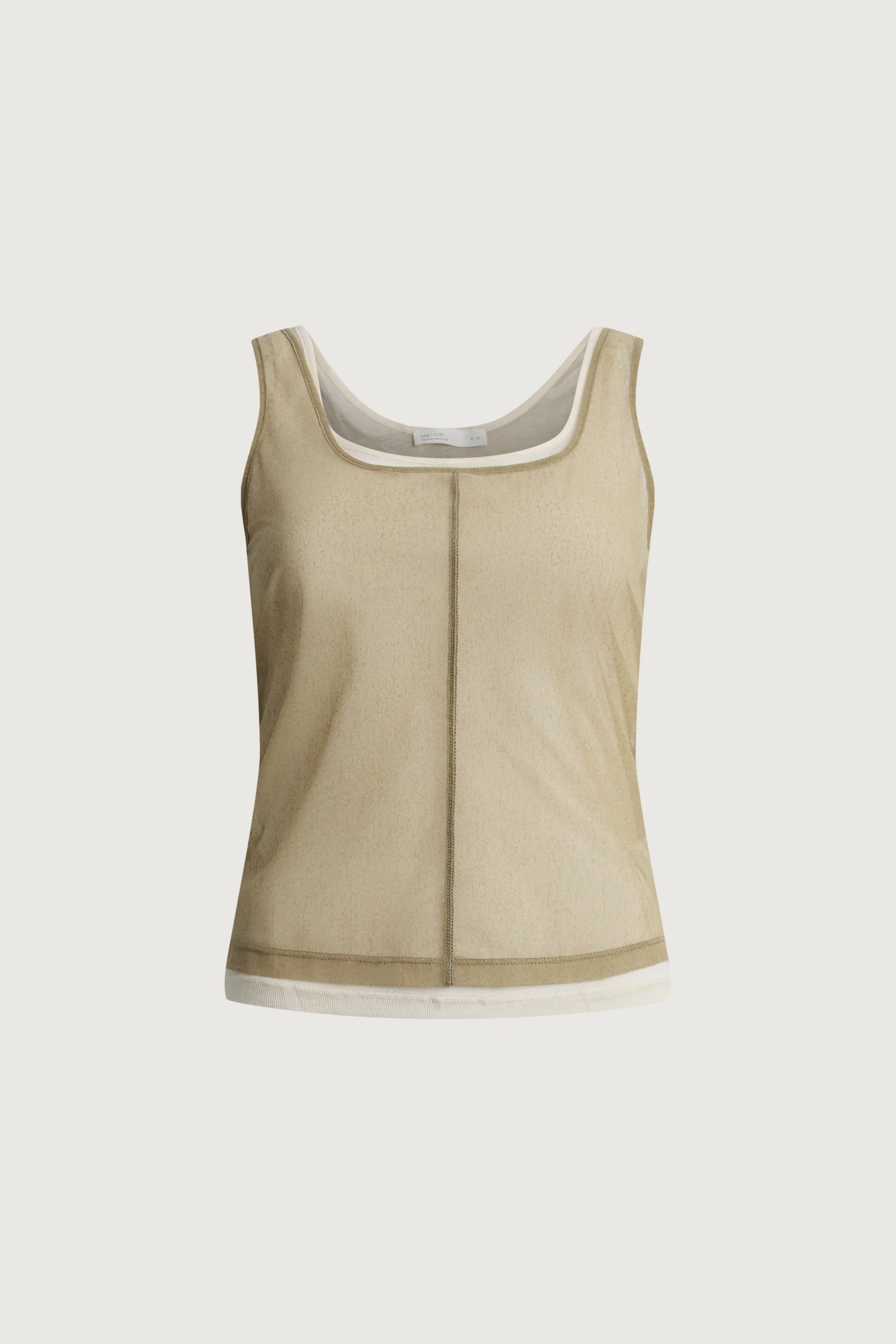 SHEER LAYERED TOP WITH PIPING DETAIL - Image 4