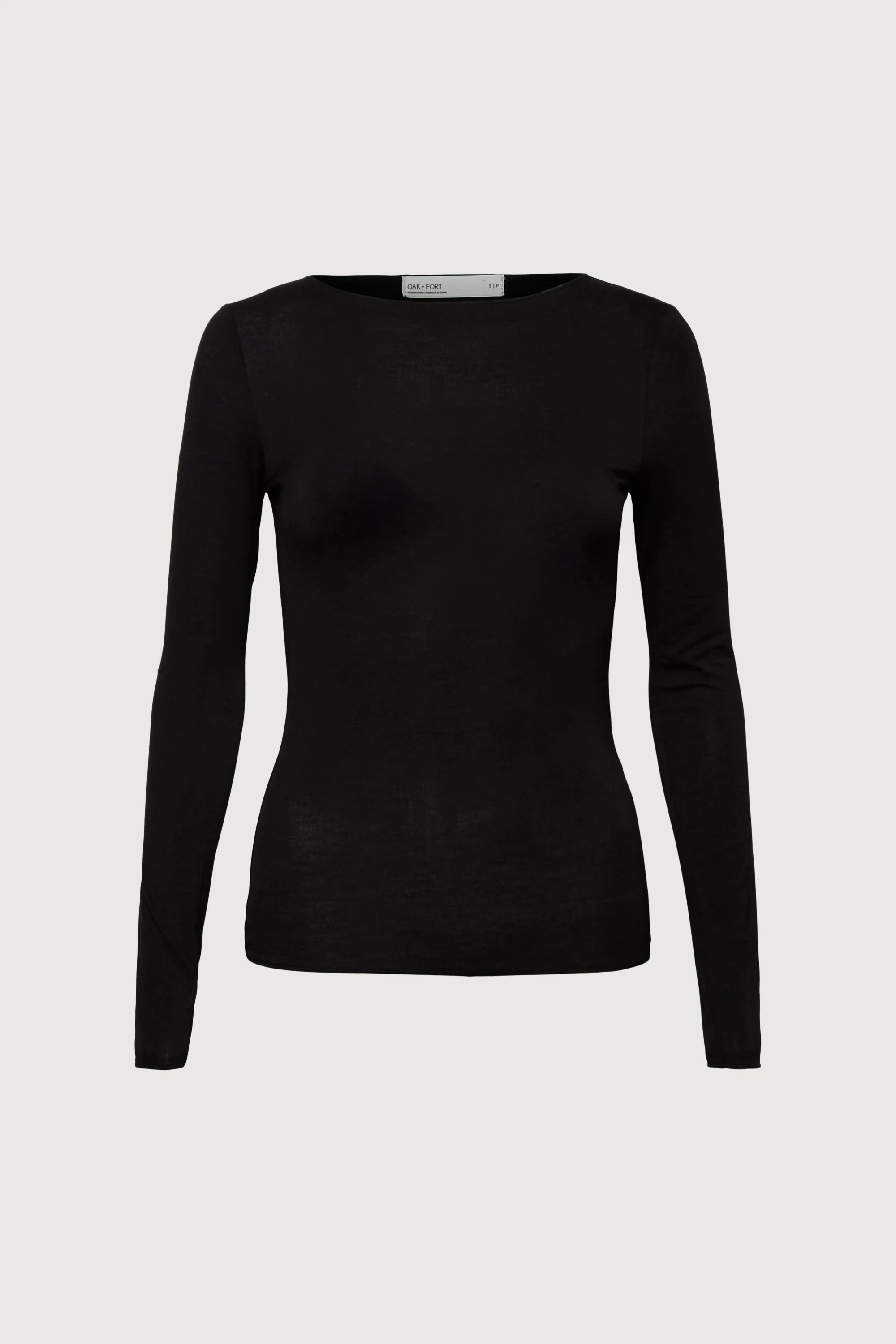 SHEER LIGHTWEIGHT BOAT NECK TOP - Image 13