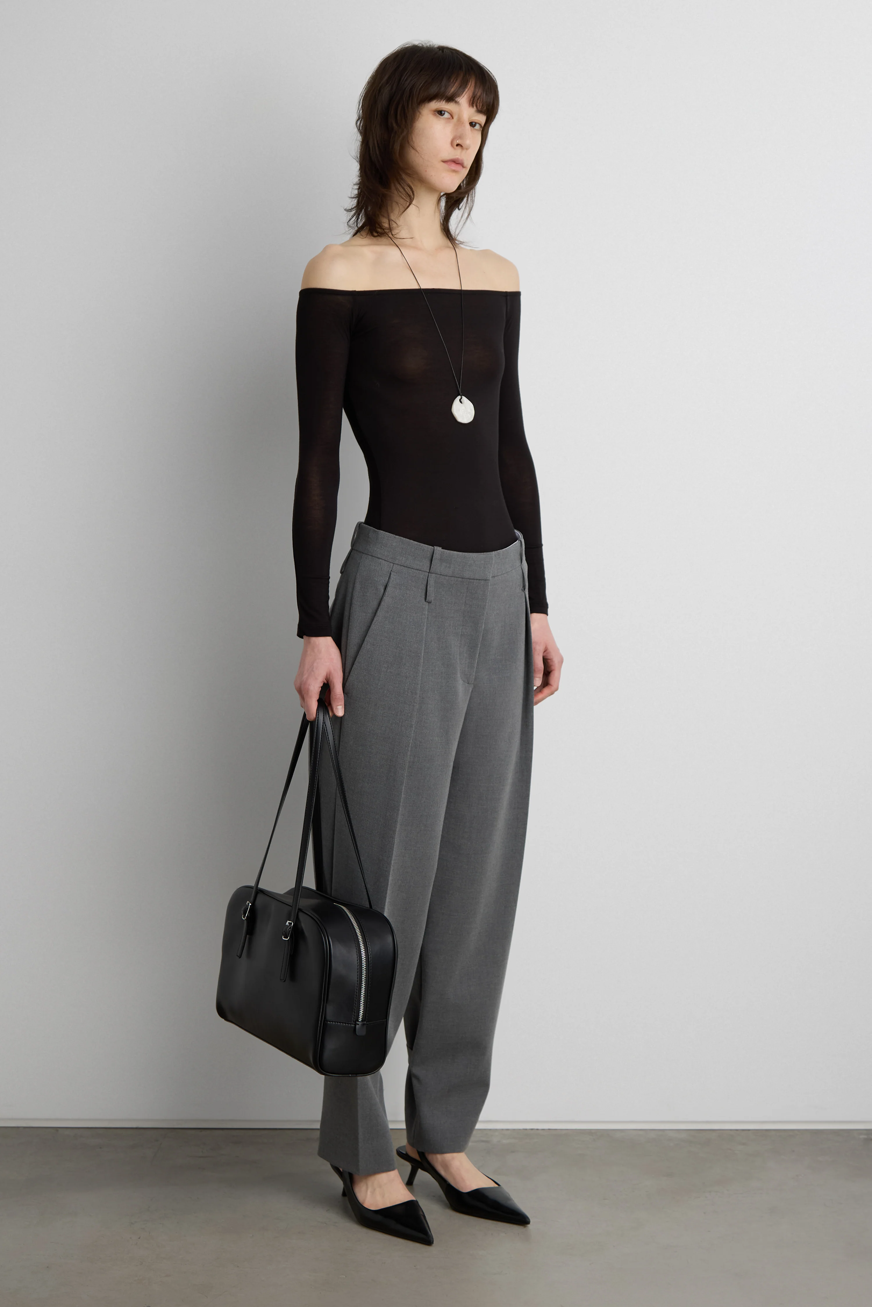 SHEER LIGHTWEIGHT OFF THE SHOULDER TOP - Image 8