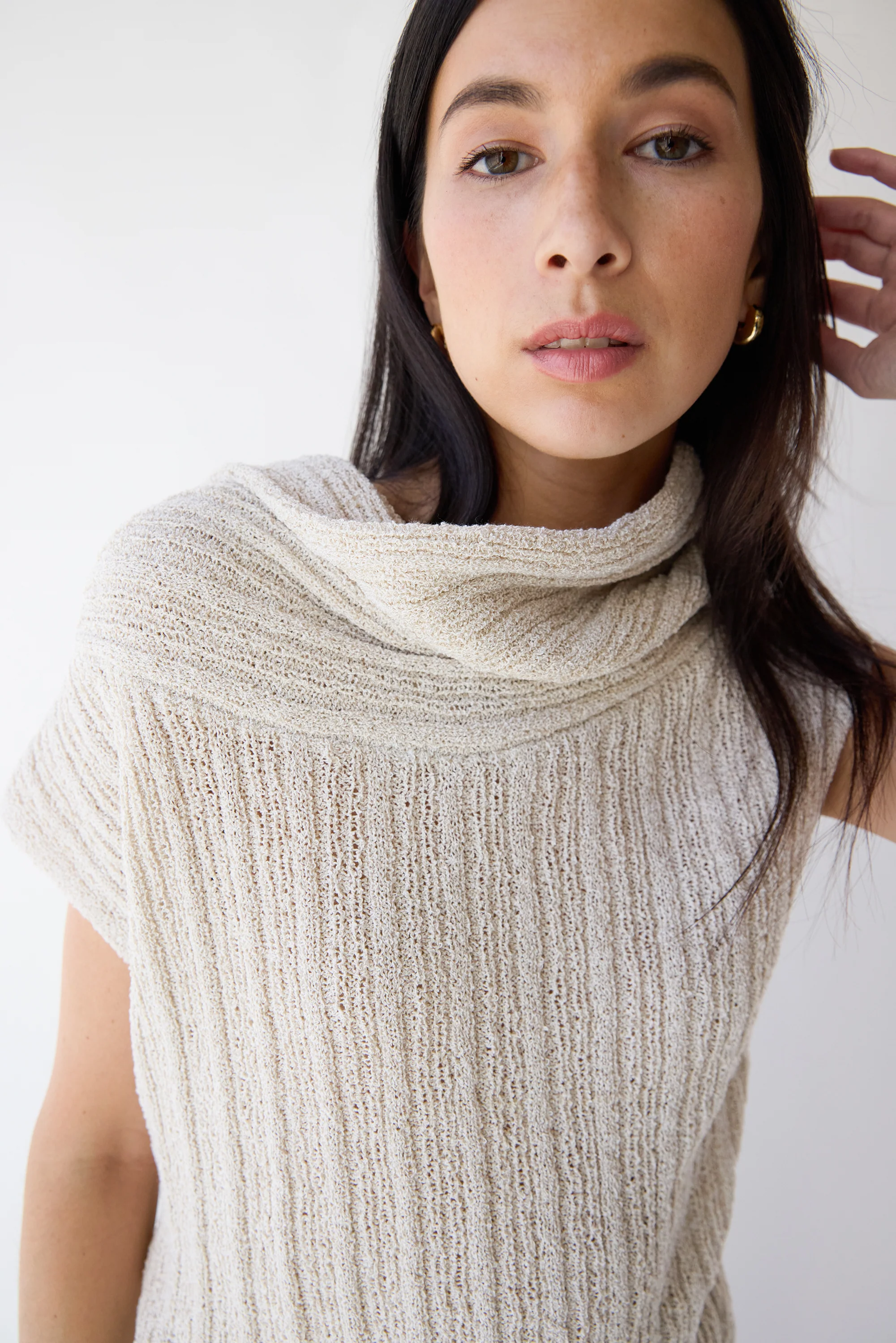 SLOUCHY OFF THE SHOULDER SHORT SLEEVE SWEATER - Image 10
