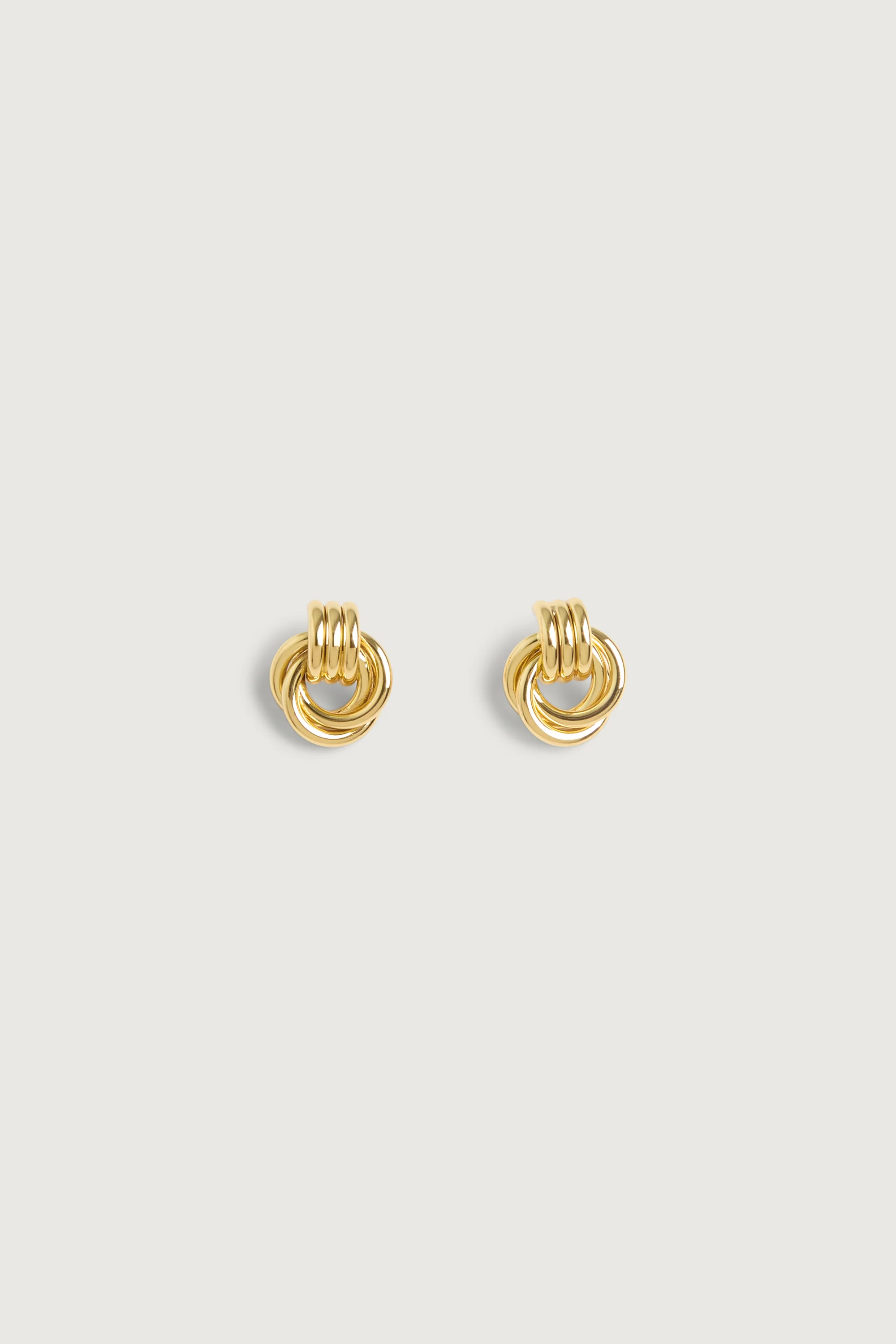 SMALL KNOTTED EARRINGS - Image 3