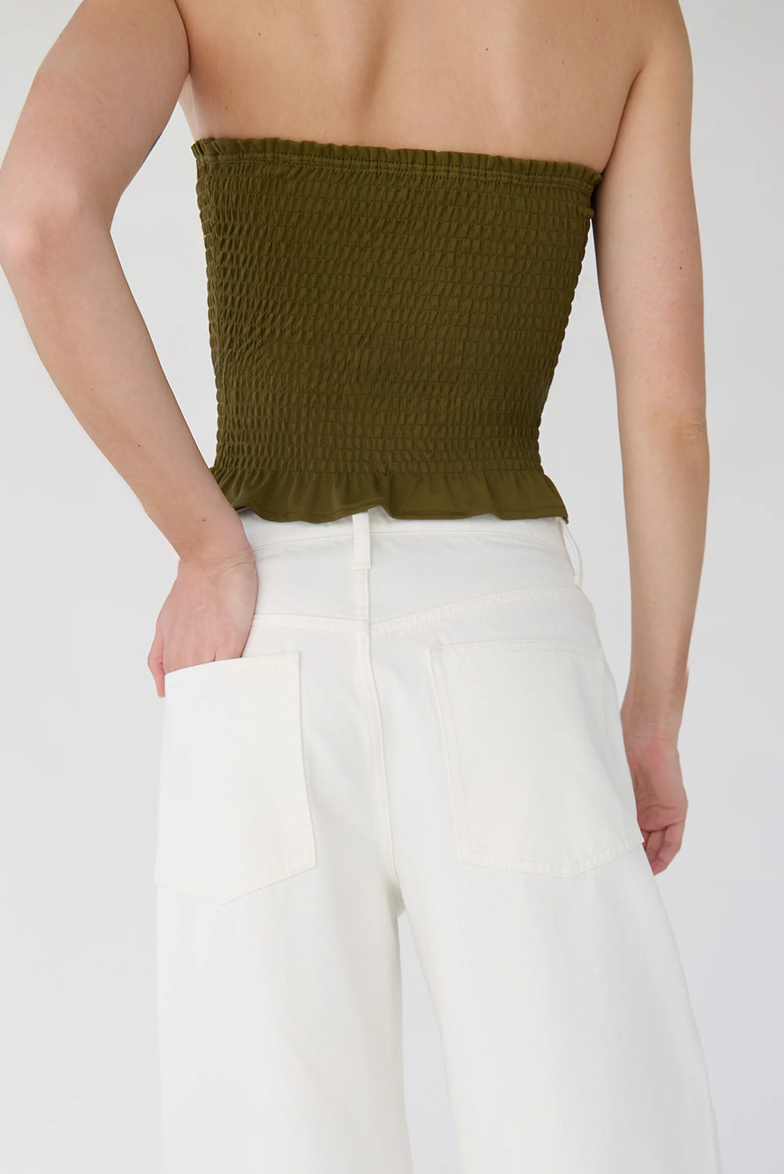 SMOCKED TUBE TOP - Image 4