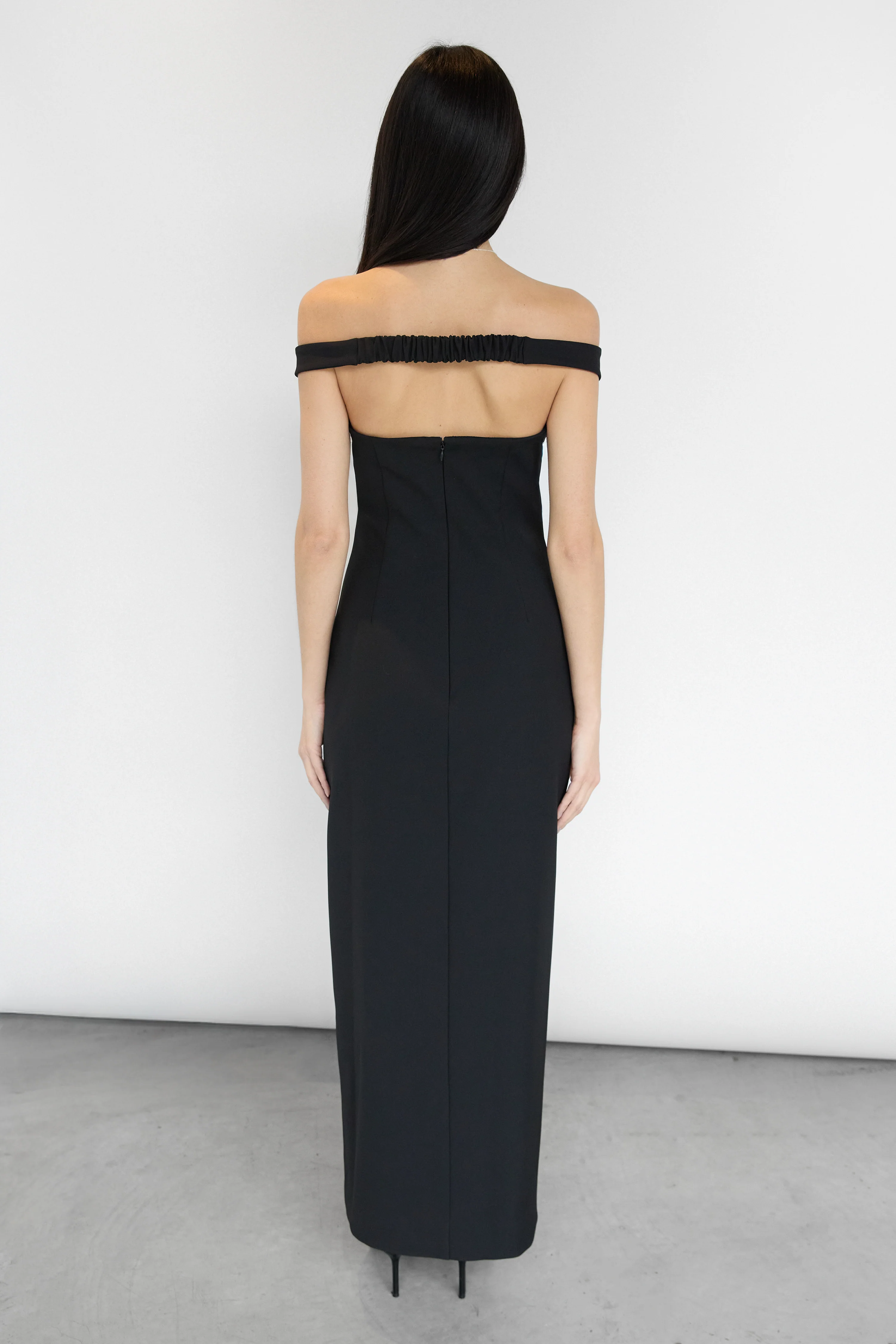 SWEETHEART OFF THE SHOULDER MIDI DRESS - Image 6