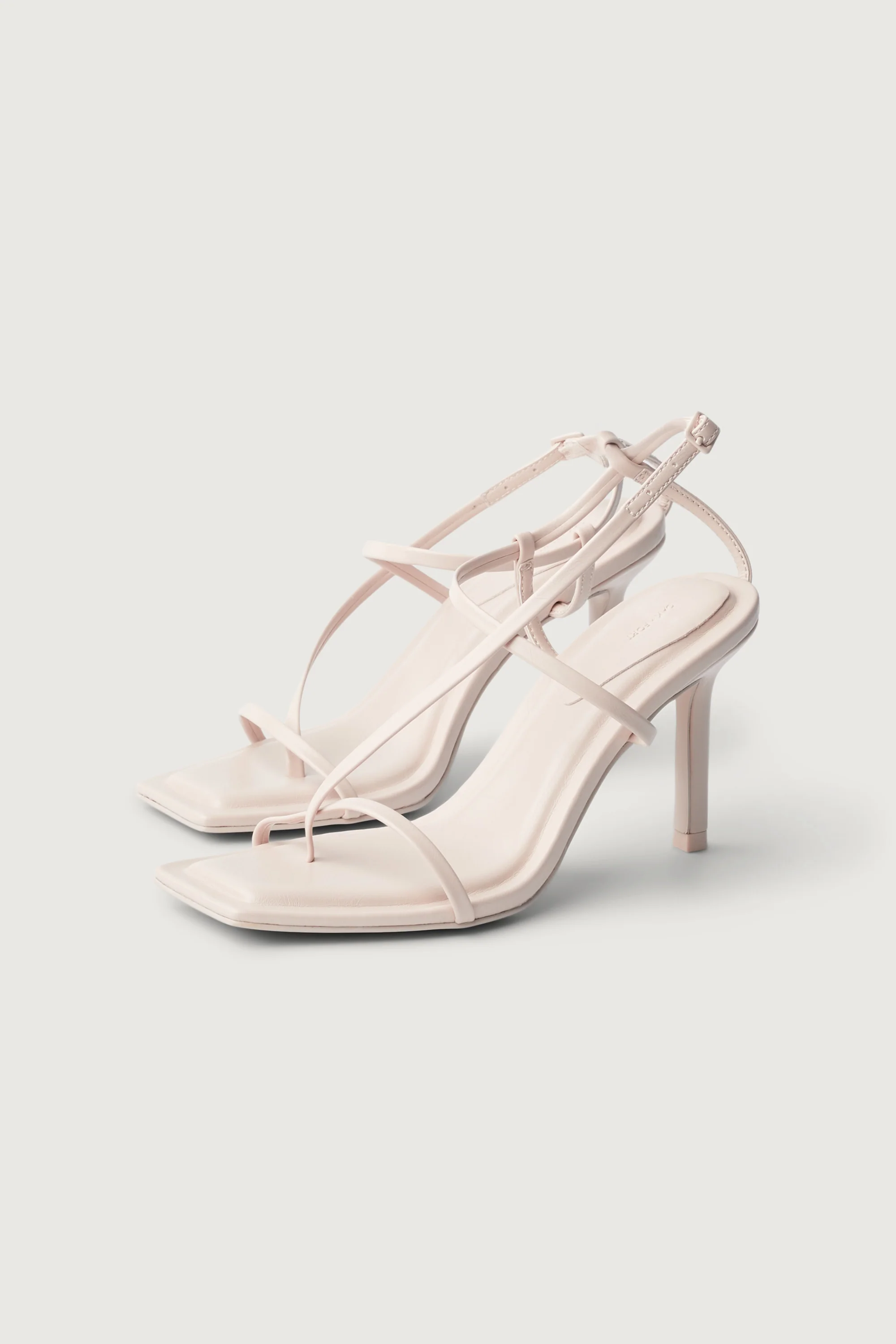 THIN STRAP HEELED SANDALS - Image 6