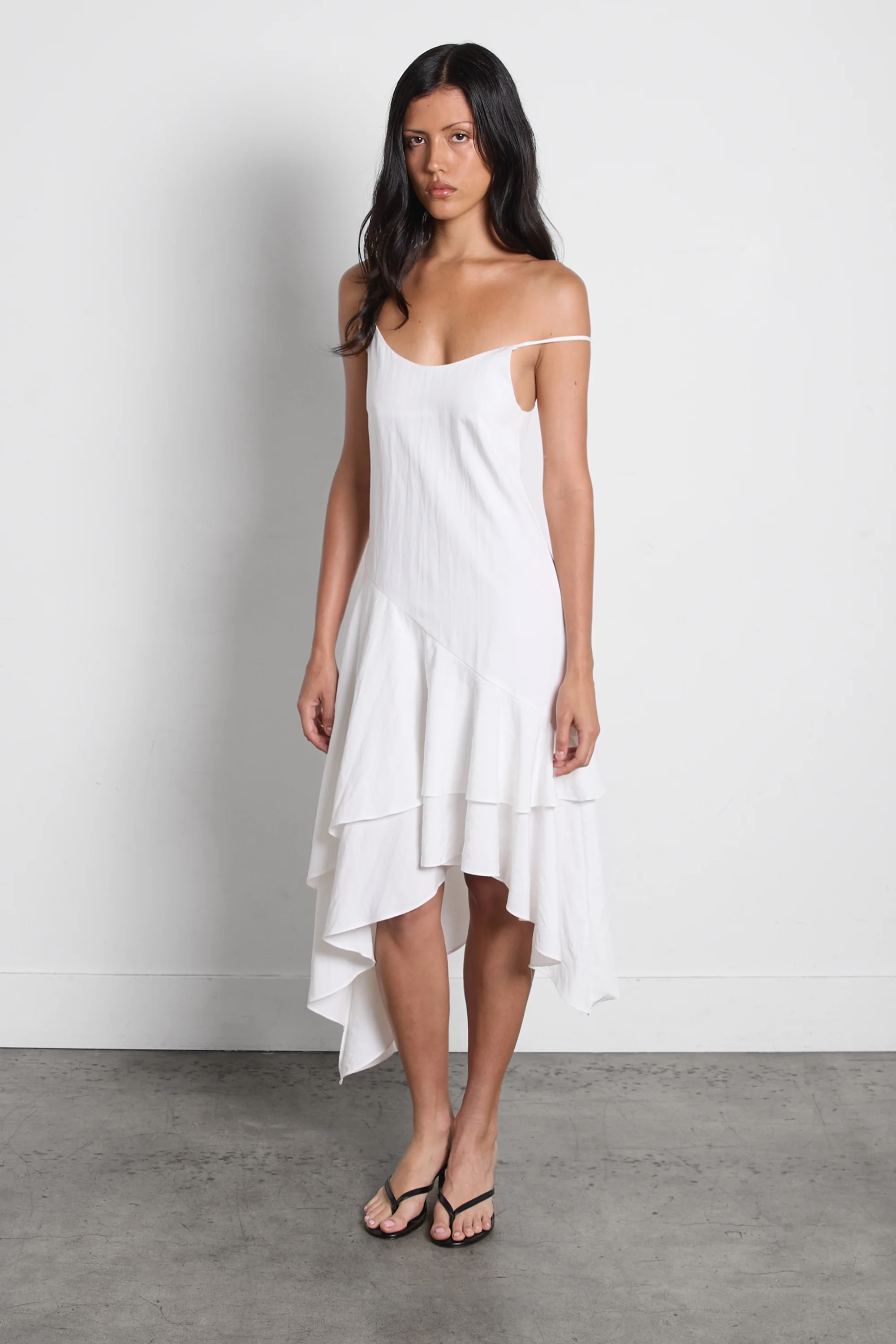 TIERED RUFFLE CAMI DRESS - Image 2