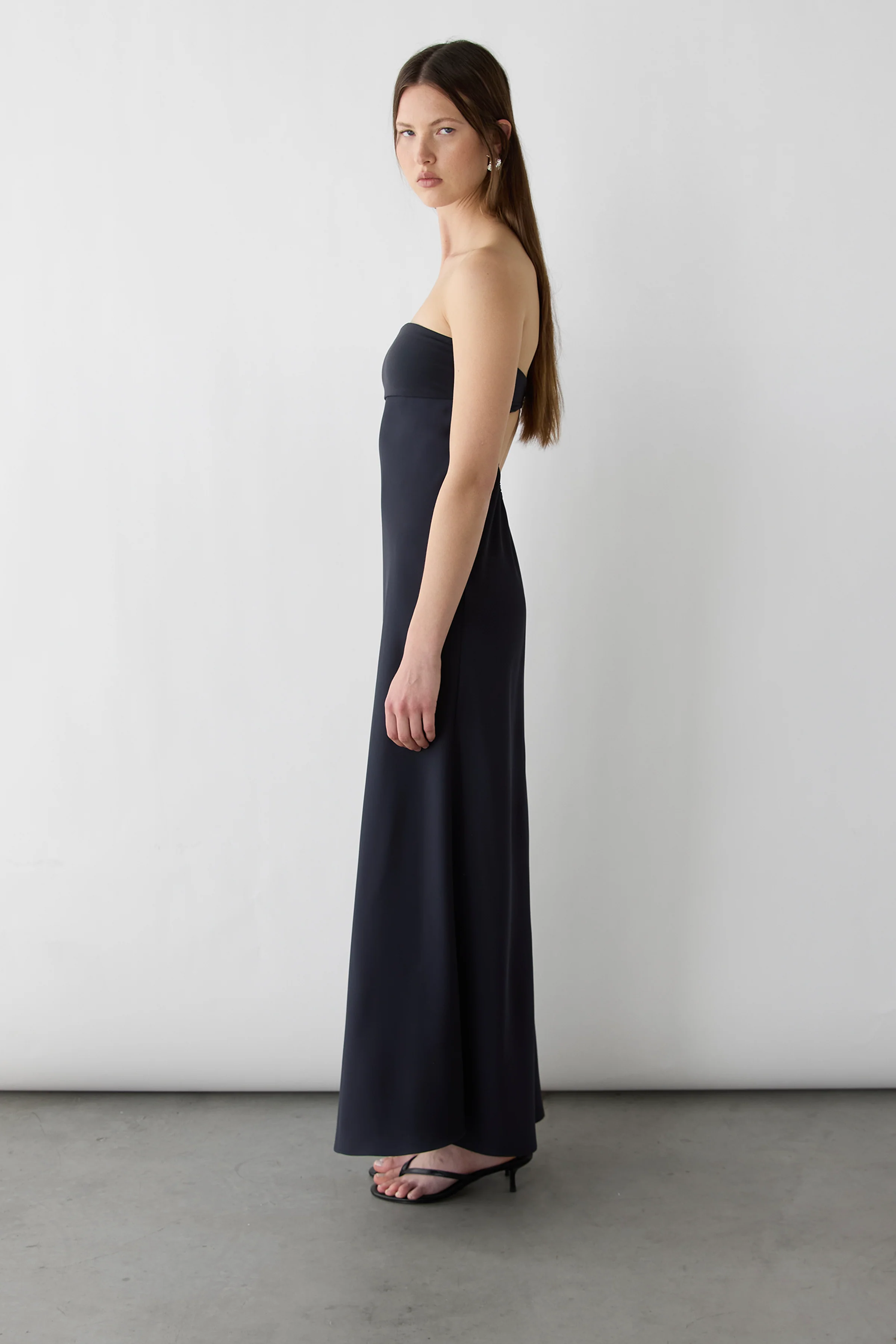 TUBE MAXI DRESS WITH SCARF - Image 8