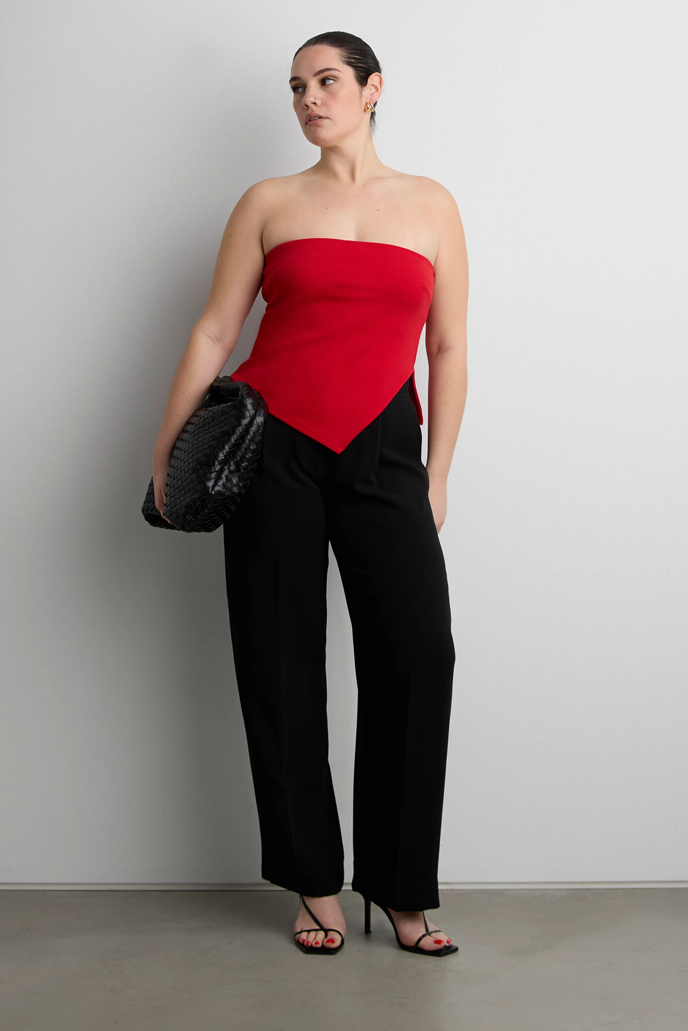 CROPPED TUBE TOP WITH SIDE SLIT - Image 6