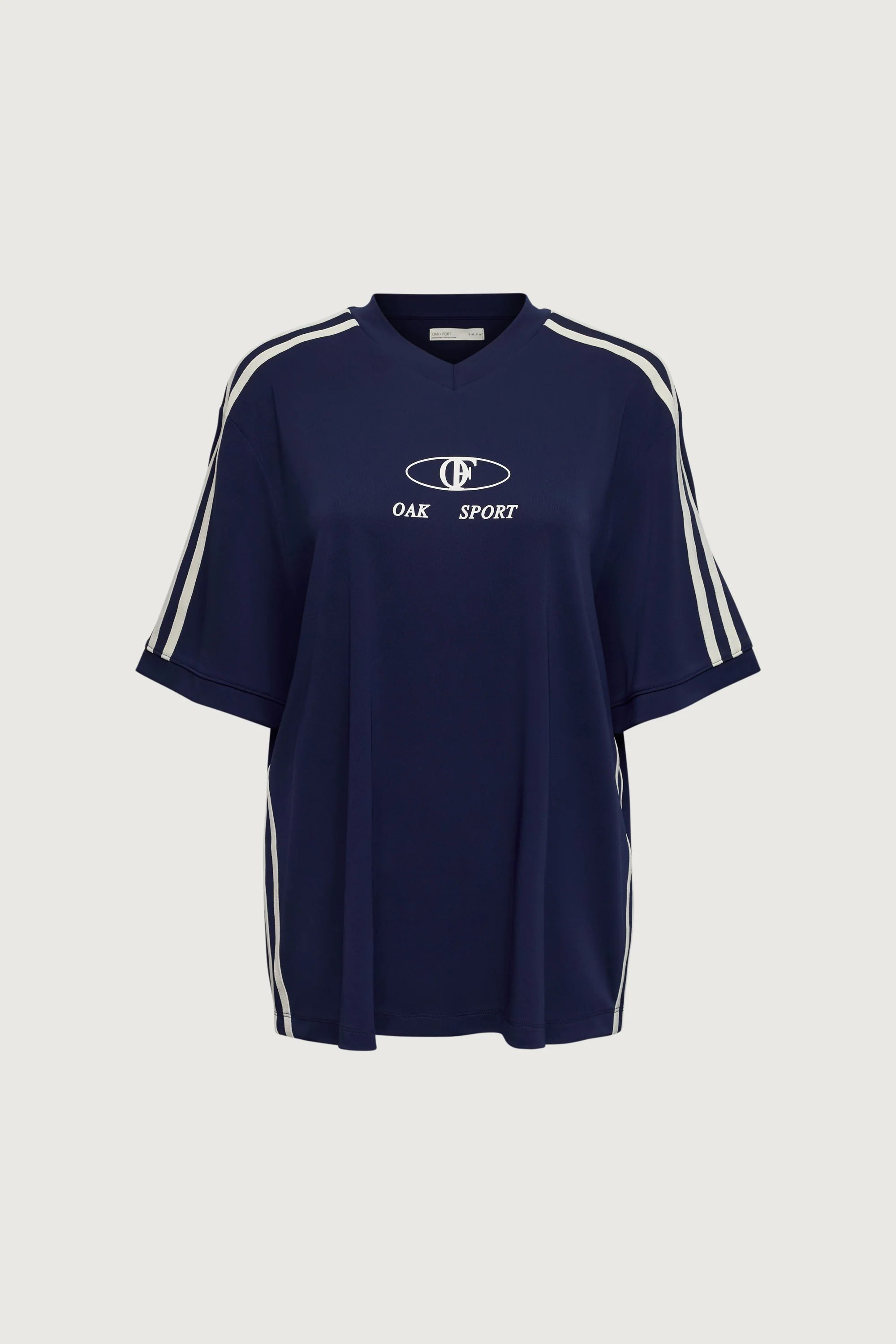V-NECK GRAPHIC JERSEY TEE - Image 3