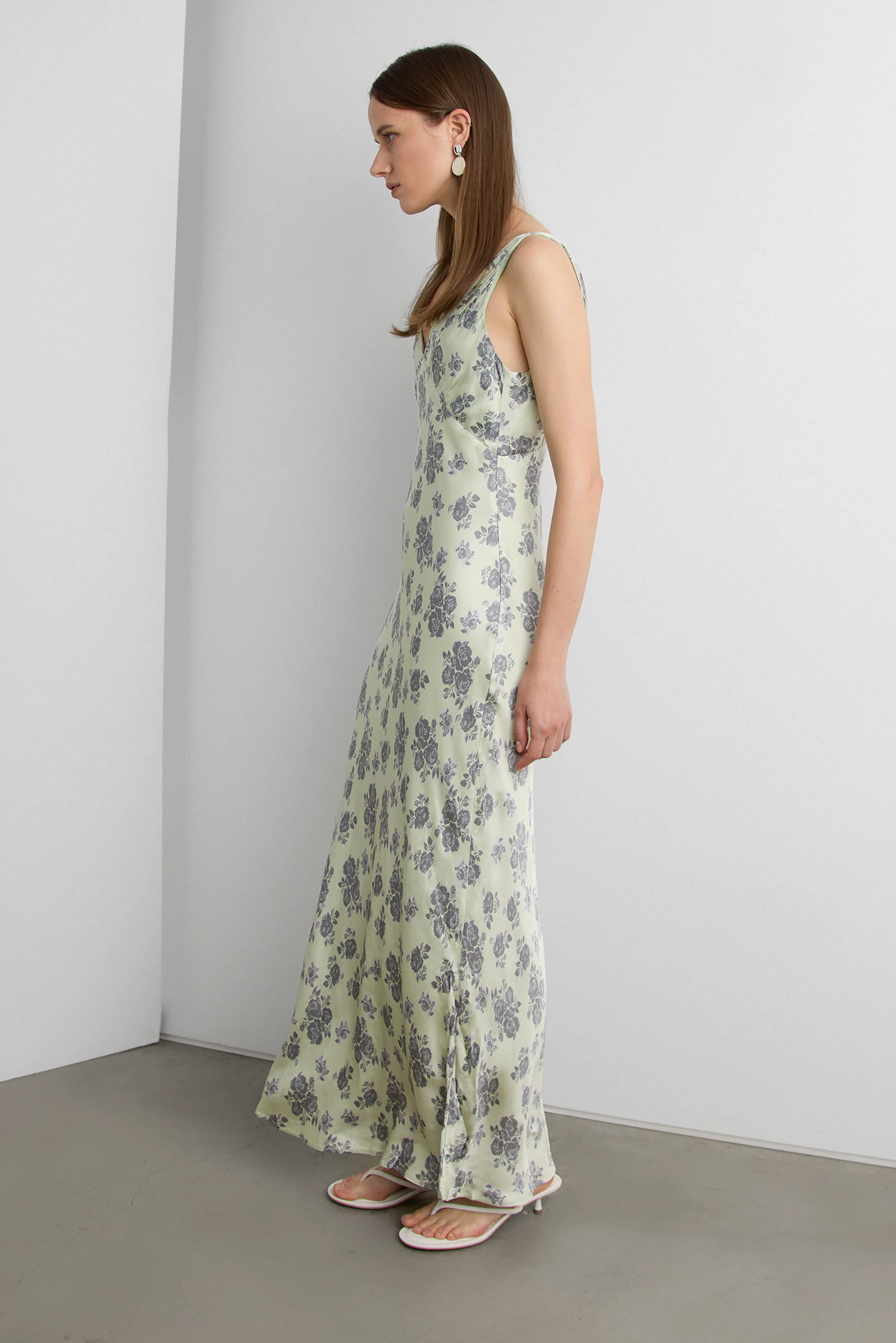 VINTAGE FLORAL MAXI DRESS - Image 3