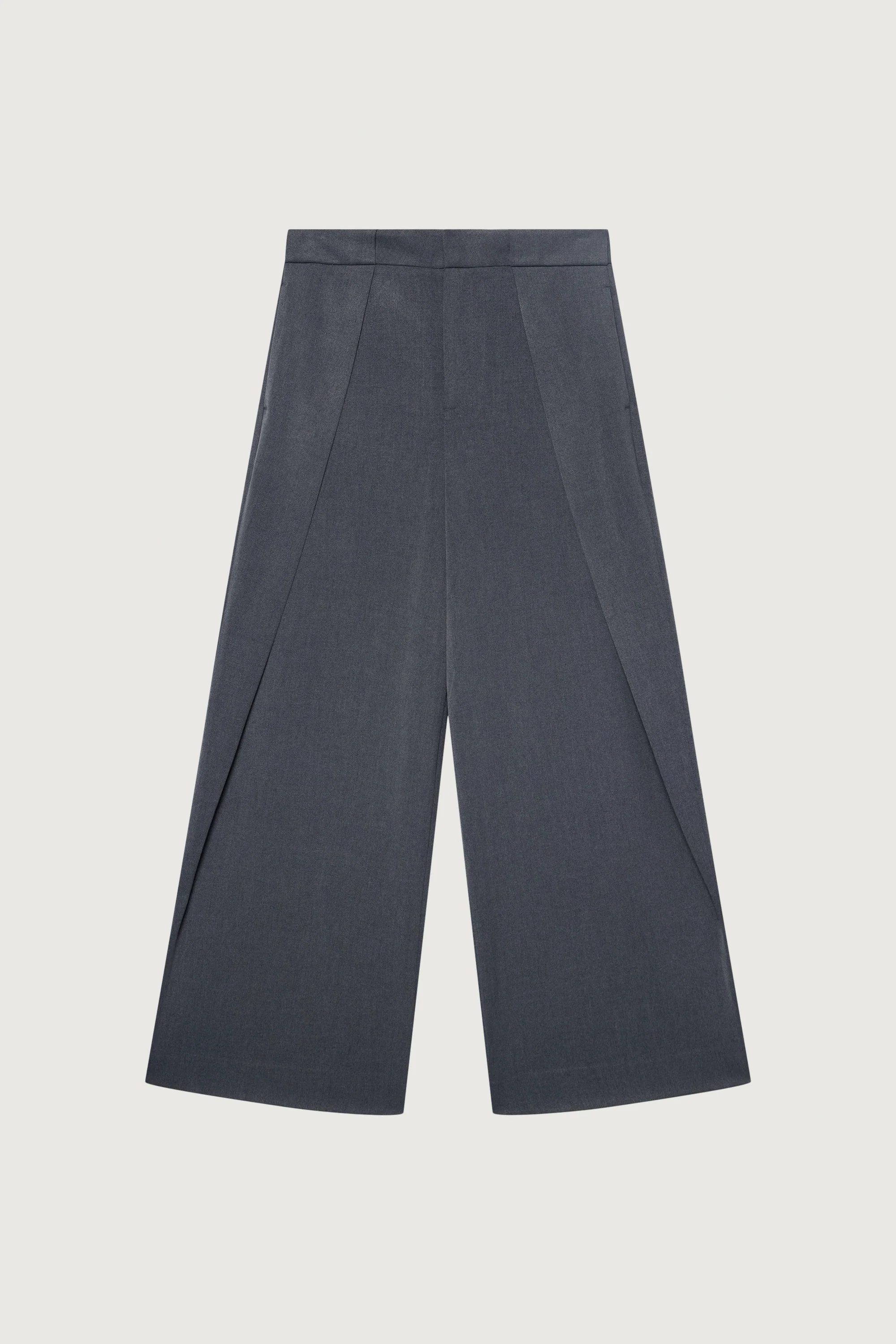WIDE LEG PANT WITH FOLDED PLEAT - Image 10