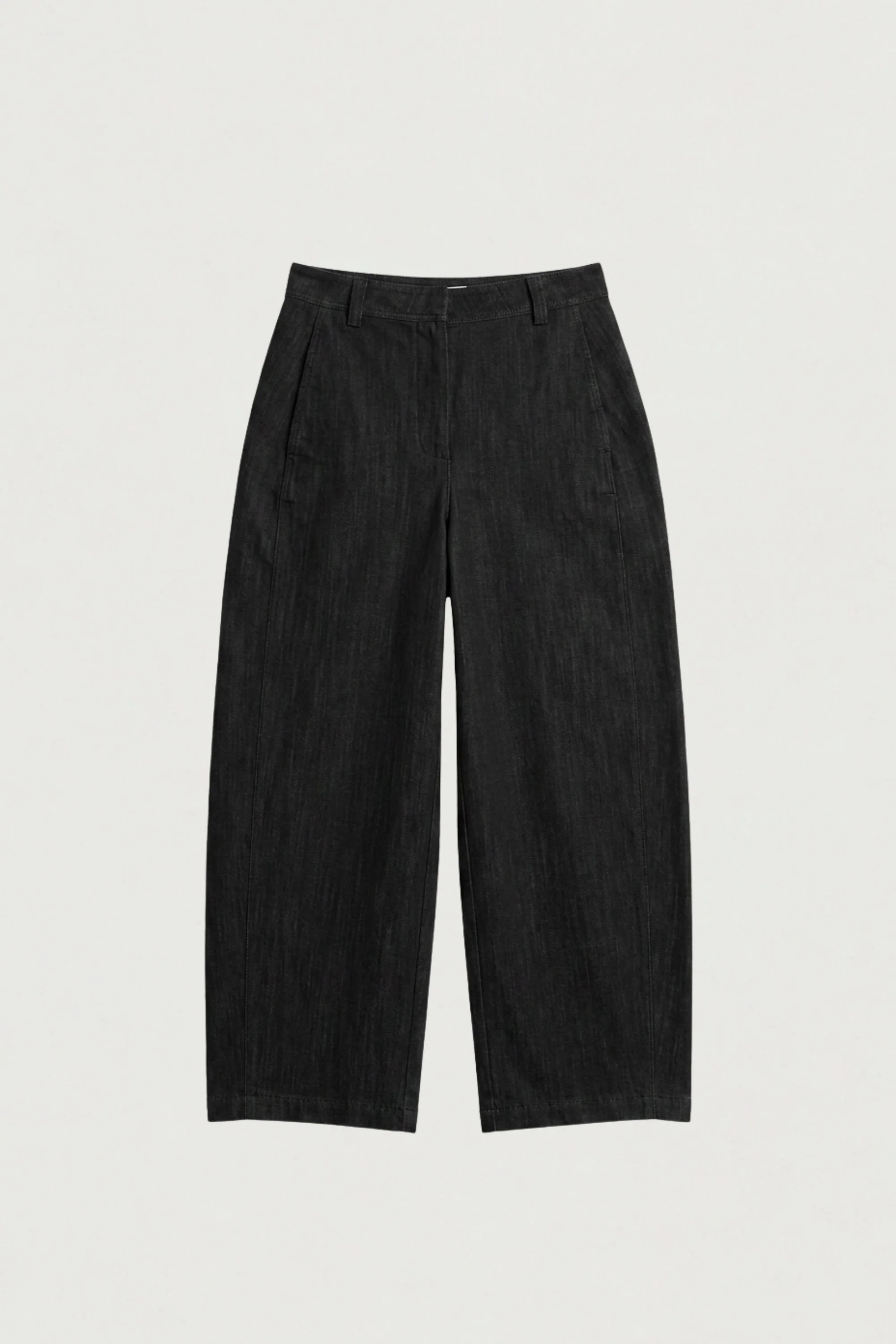 WOVEN TWILL BARREL LEG PANT - Image 7